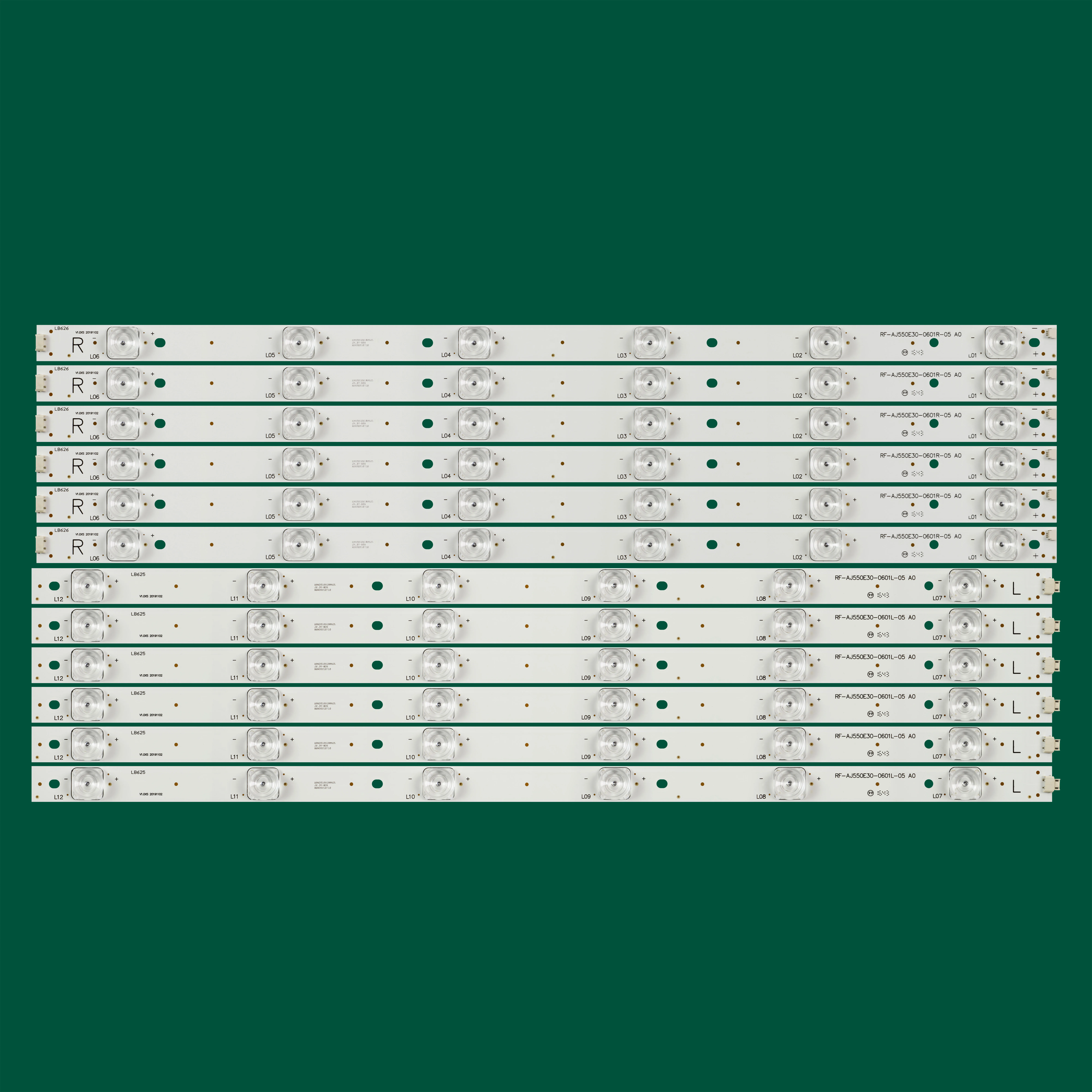 LED bar(12)for LC-55CFE6241K LC-55CFE6241E 55CUF8462ES LC-55CUF8472ES LC-55CUF8372ES 55CUF8372KS LC-55CFE6452E 55CUG8462ES