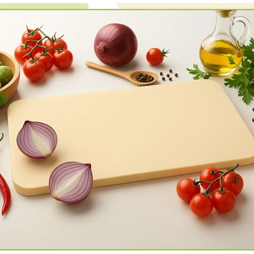 Tábua de cortar Sashimi profissional, 19,6x10,6x0,8, alta suavidade, segura para máquina de lavar louça para uso em cozinha e restaurante