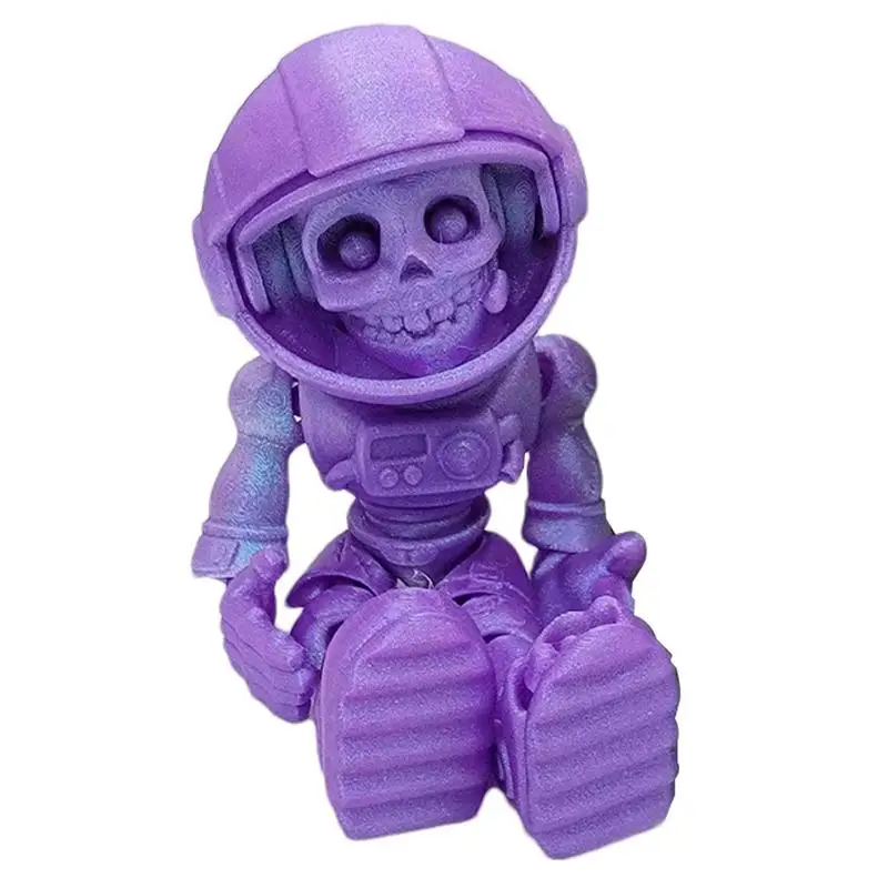 

Astronaut Skull Figurine Astronaut Skull Desktop Toy Astronaut Model Simulation Desktop Decoration Astronaut Decor Figures With