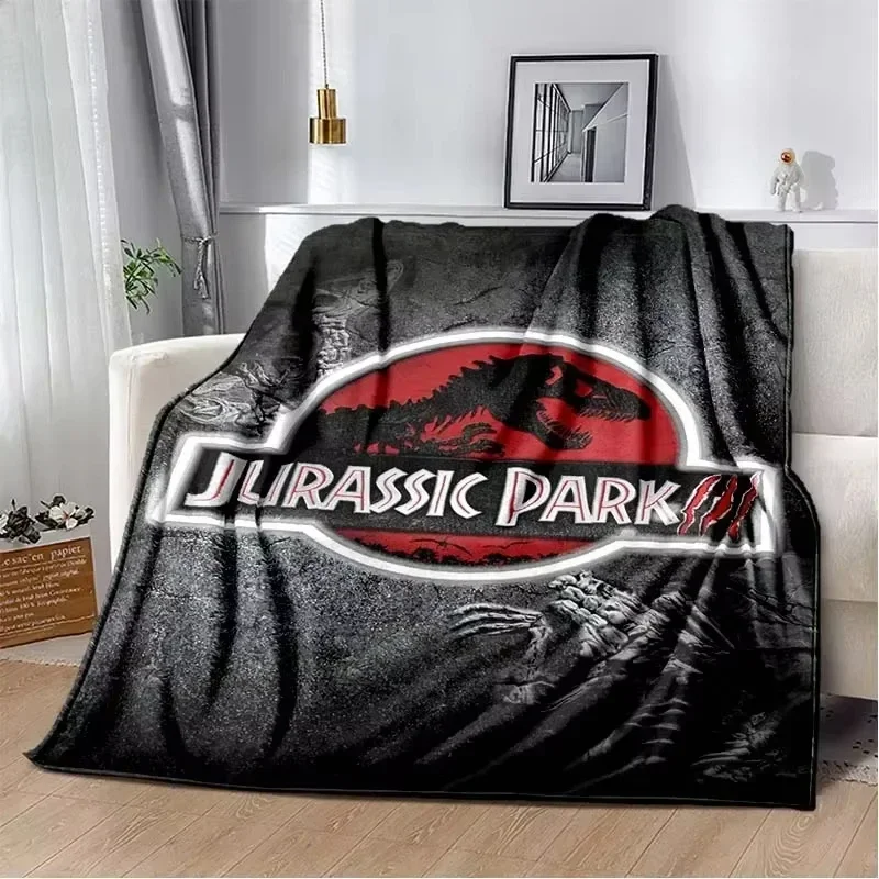 ثلاثية الأبعاد الكرتون الحديقة الجوراسية ديناصور دينو لينة الفانيلا البطانيات ، رمي بطانية بطانية مريحة للنزهة سرير غرفة نوم المنزل الاطفال