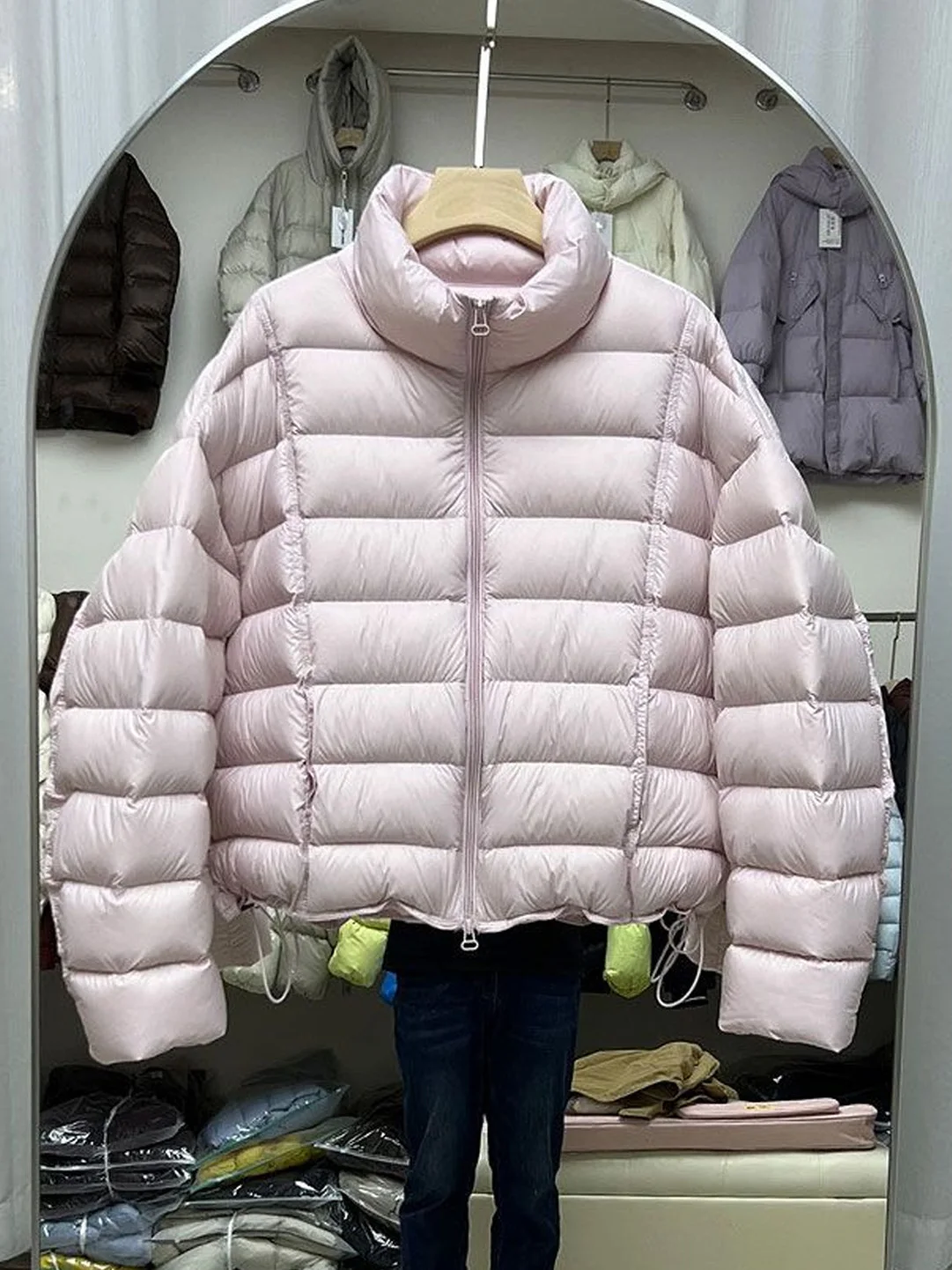 

Fashionable Korean Style Women's Thickened Casual Stand Collar Coat Winter New Arrival Warm Cotton Jacket All-Match Outerwear