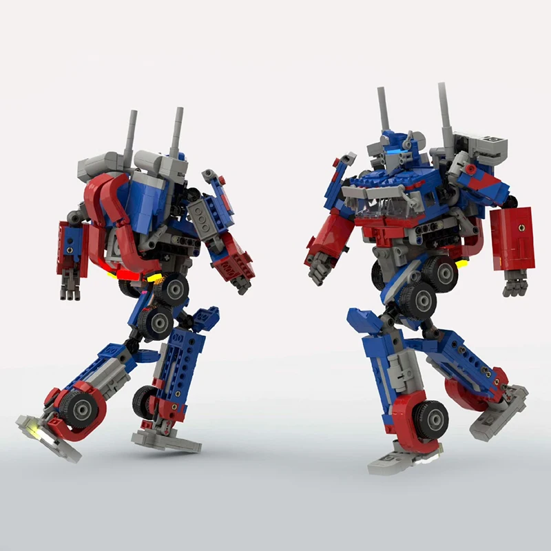 MOC – ensemble de blocs de construction de Robot à déformation créative, modèle de voiture de Transformation Mech, bricolage, Puzzle pour enfants, jouets d'assemblage, cadeau d'anniversaire pour garçons
