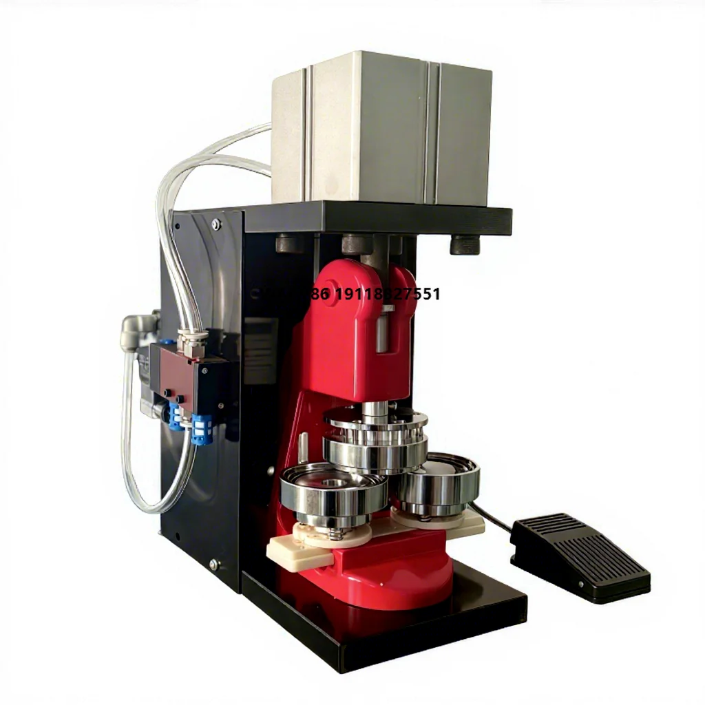 25 32 37 44 50 56 58 75mm Automatic Pin Badge Maker Button Making Machine Pneumatic Badge Making Machine