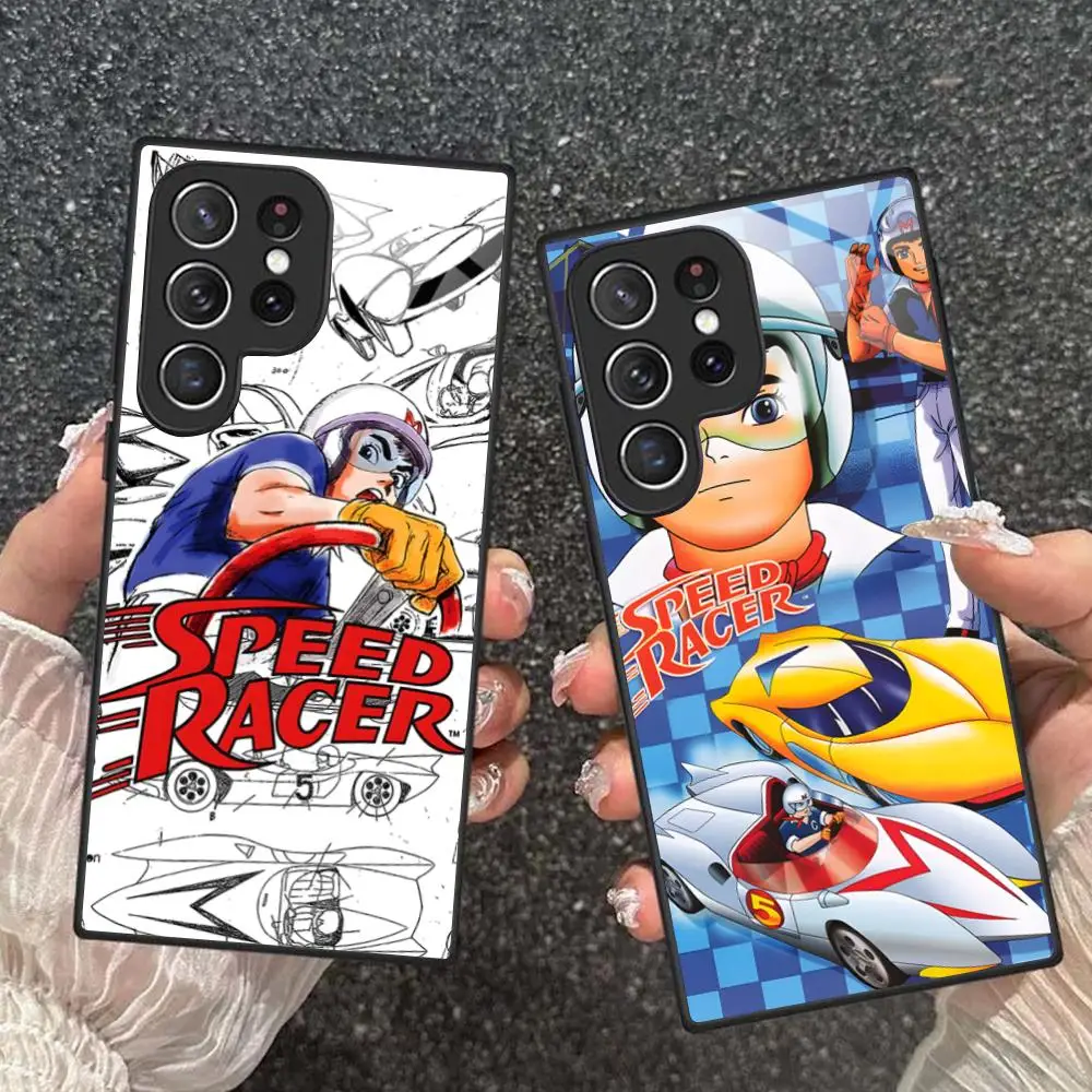 

Speed Racer Phone Case for Samsung Galaxy S26 S25 S24 S23 S22 S21 S20 Note20 Plus FE Ultra Glass Protective Cover