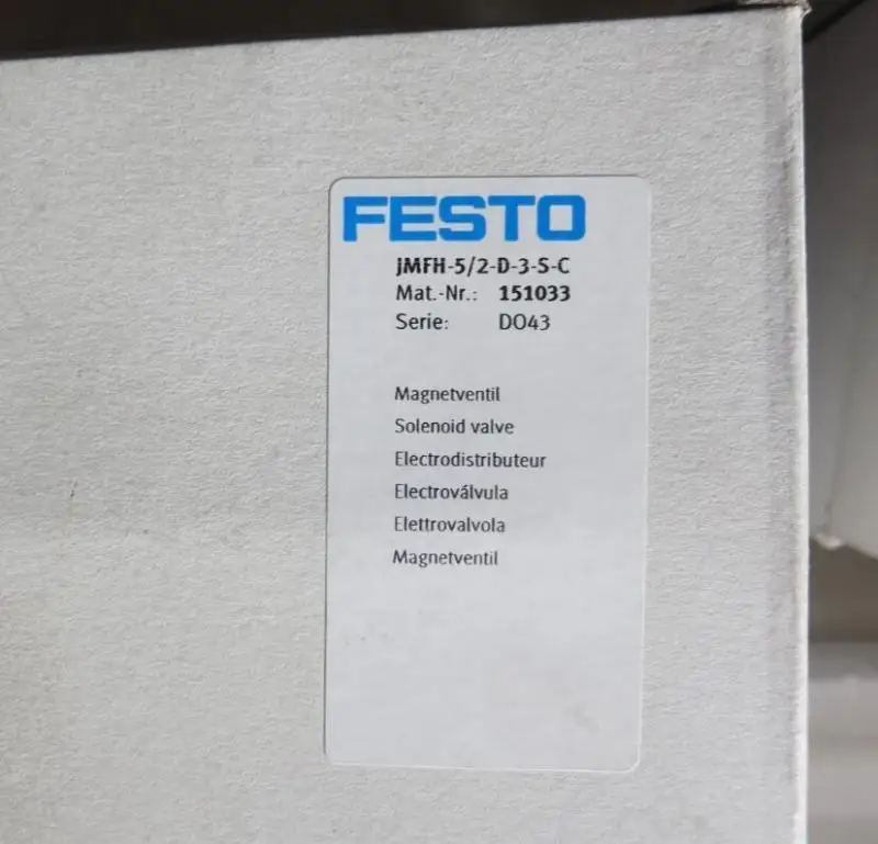 

1PC New Festo JMFH-5/2-D-3-S-C 151033 Solenoid Valve In Box Brand