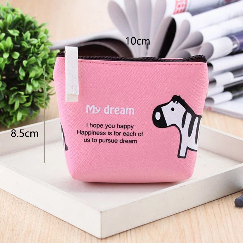 Cute Print Coin Purses Mini Coin Wallet Bag Card Holder ID Credit Holder Pocket Women Girls Kids Coin Purses Cosmetic Bag