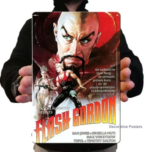 Flash Gordon Movie Metal Poster - Collectable Tin Sign - Size:20x30cm good sign sign