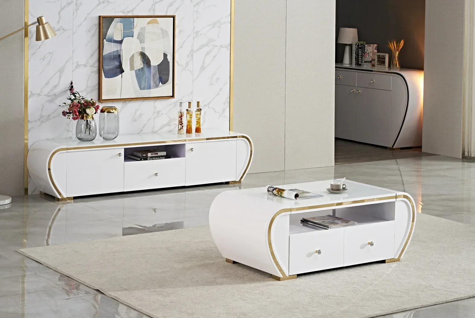 

#For black tv stands and coffee table luxury tv stands set for living room furniture style