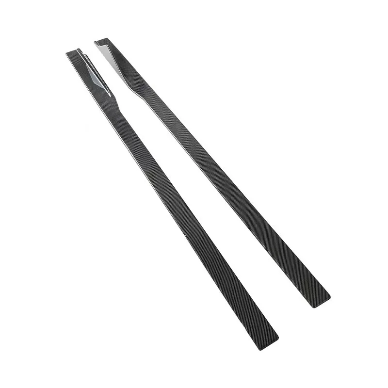 

Suitable for BMW 8 Series Side Skirts G14 G15 G16 Modified AC Style Glossy Black Side Skirts Carbon Texture Side Spoiler Surroun