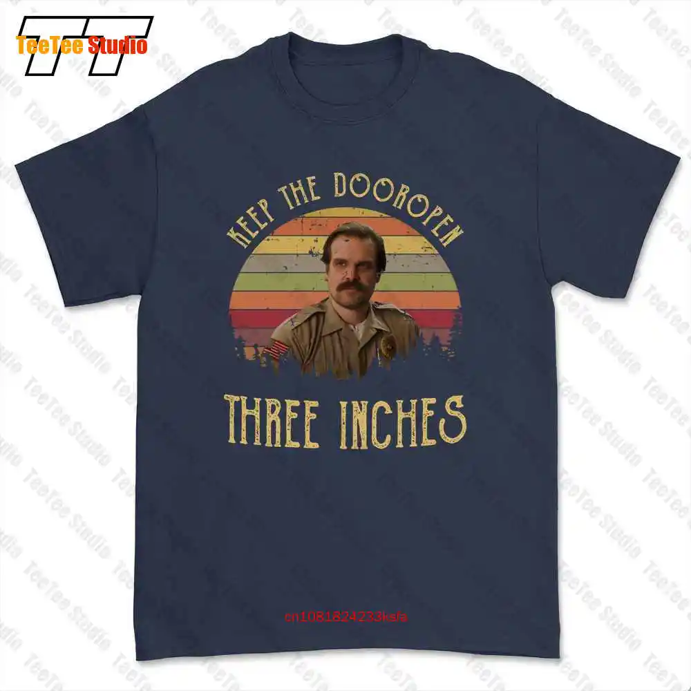 Jim Hopper Keep The Door Open Three Inches 01 T-shirt Tee BV9V