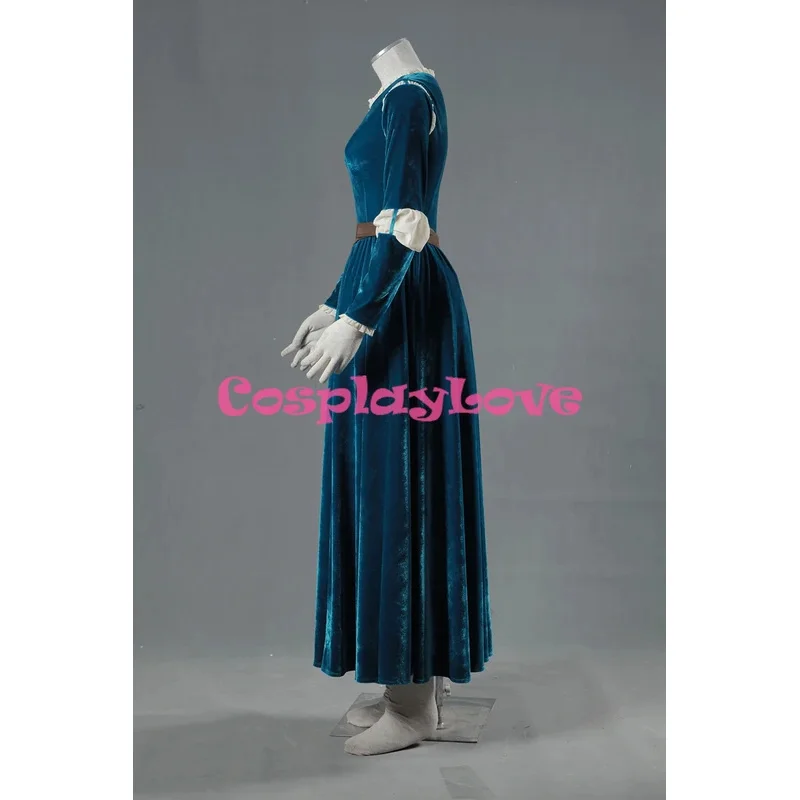 

qq98Stock Merida Cosplay Costume Dress From Movie Brave High Quality For Adult Kid Party Halloween Carnival Custom Made