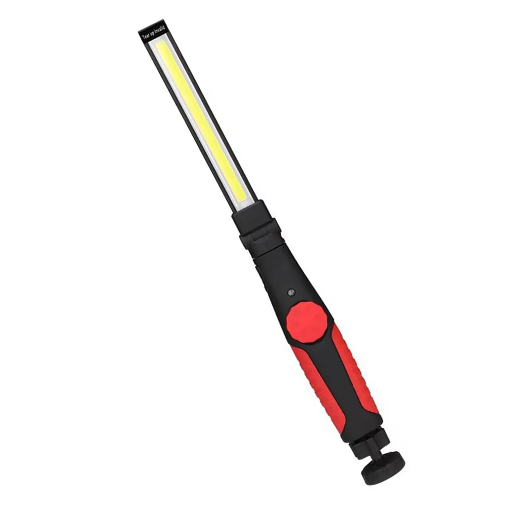 

Rechargeable Cob LED Magnetic Work Light Compact Rotatable Flashlight for Camping Fishing Reading Red Cob LED Work Light