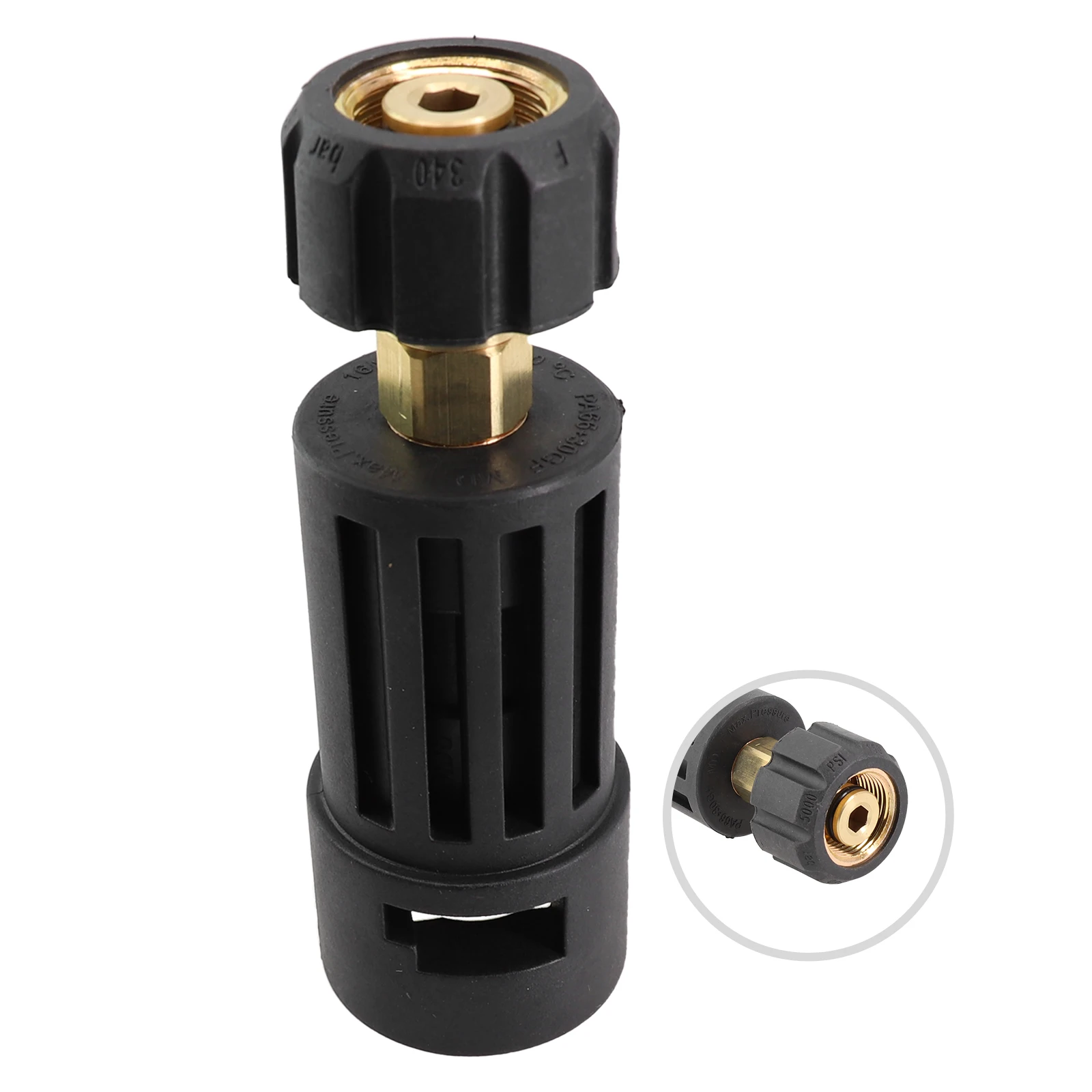 

Adapter B for For bayonet to M22 x 1 5 Female Thread M22 IG Connects High Pressure Pistol with M22 x 1 5 External Thread