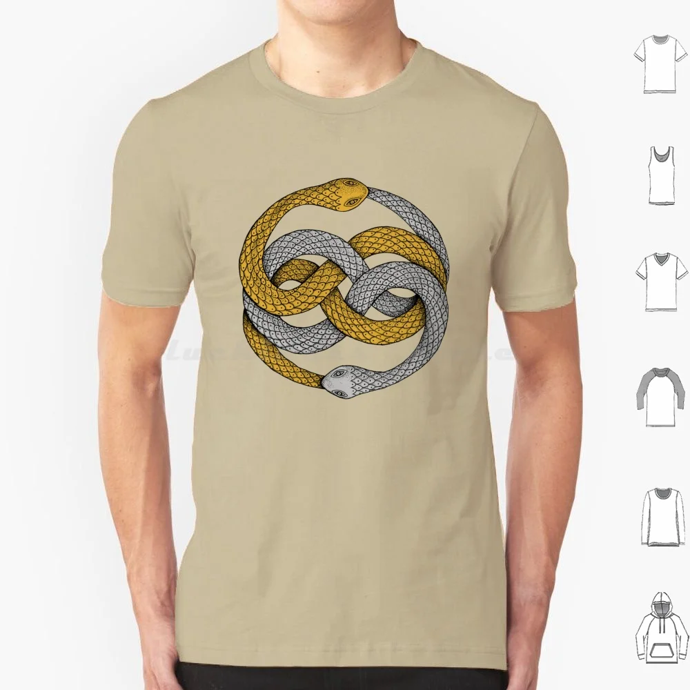 The Auryn ( Colorized ) T Shirt Cotton Men Women Diy Print 80S Snakes Neverending Story Movie Book Crest Black And White The