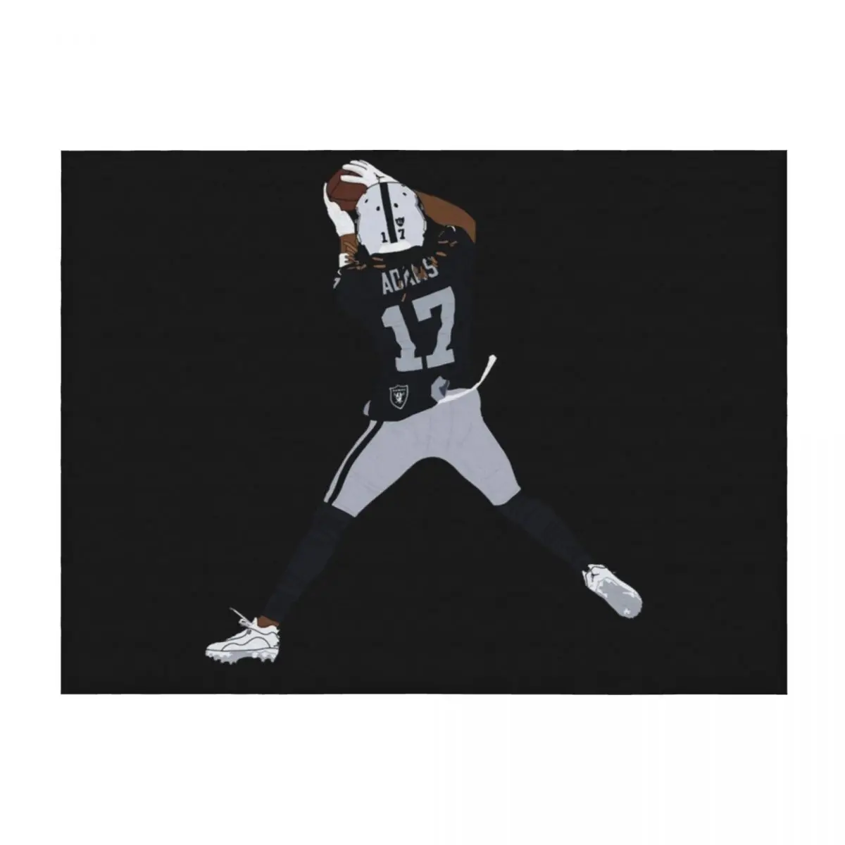 

Davante Adams Raiders Throw Blanket Warm blankets ands wednesday Blankets For Baby Blankets
