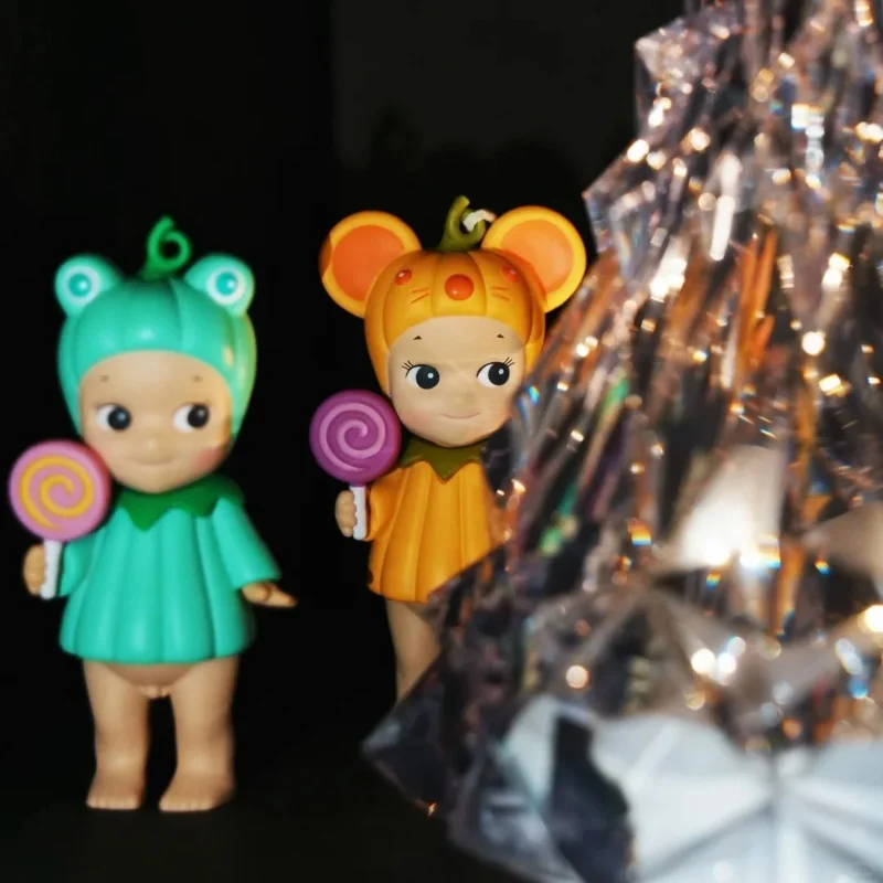 

Sonny Angel Halloween Blind Box Pumpkin Patch Series Mystery Mini Anime Figure Kawaii Decor Cute Toy Surprise Christmas Gift