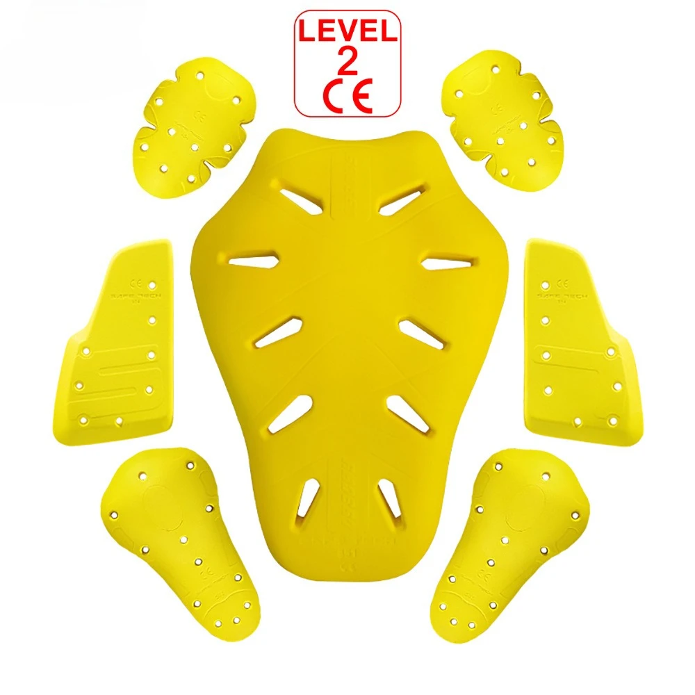 

Motorcycle Armor Pads Motocross Protective Chest Back Shoulder Elbow Gear Racing Protector Biker Riding Adults CE Level 2