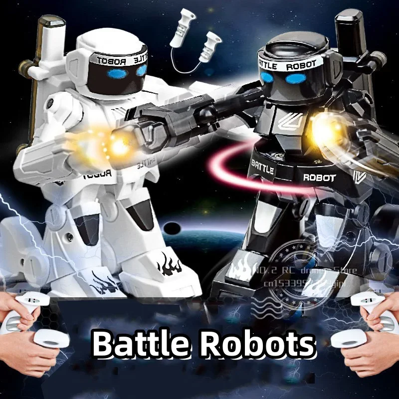 777-615 Battle RC Robot 2.4G Body Sense Remote Control Boxing Robots Toys For Kids Gifts Mini Smart Robot Battle Toys For Boys