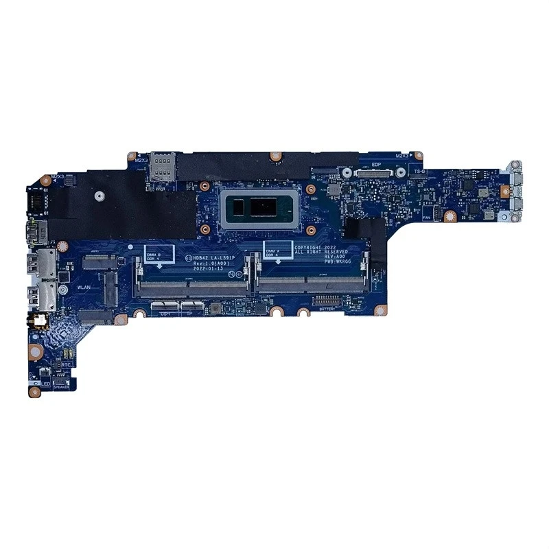 

Z 0GWJDN Материнская плата для ноутбука Dell Latitude 5430 HDB42 LA-L591P i7-1265U