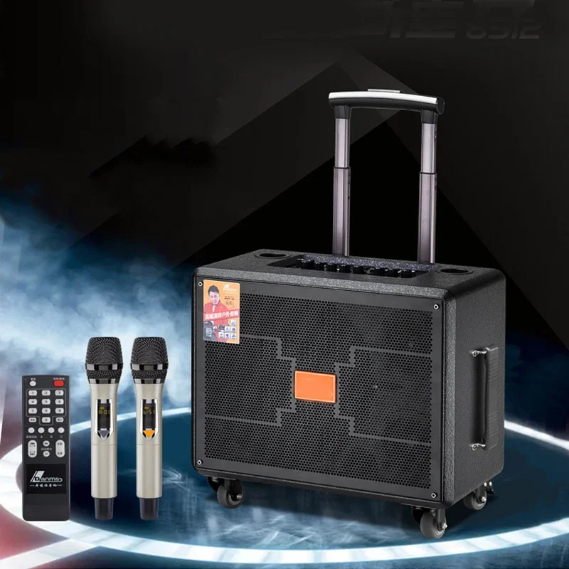 

Outdoor Drawbar Speakers Portable LoudSpeaker Blueteeth K Song Subwoofer Audio Music Sound Equipment Amplifiers Speaker Player