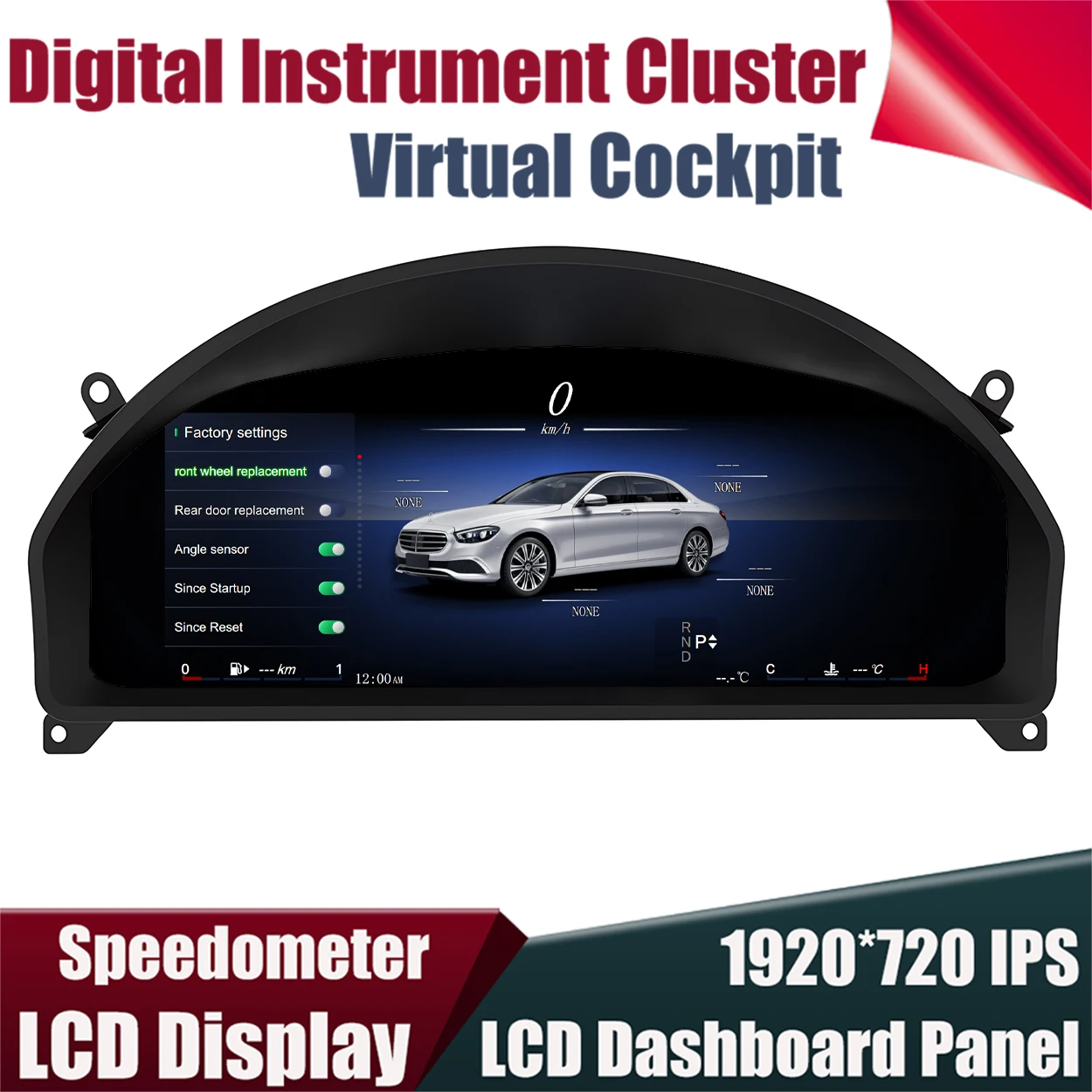 Cluster Speedometer Dashboard Tachometer For Mercedes Benz C-Class W204 NTG4.0 2008-2011 Digital Virtual Cockpit LCD Instrument