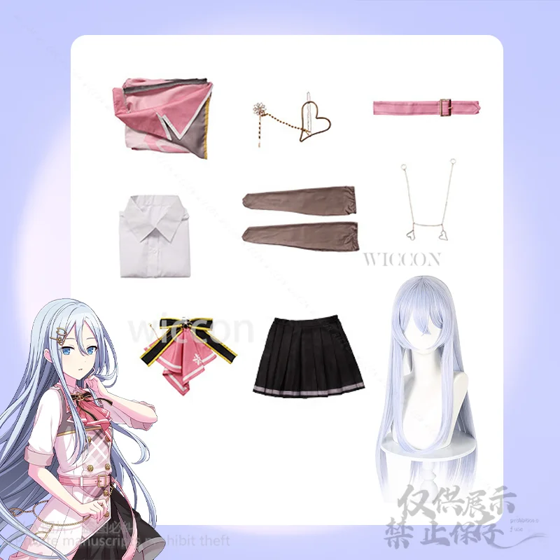 

Project Sekai Colorful Stage Feat Косплей Yoizaki Kanade Sakura Аниме Игра Розовое Платье Лолита Униформа Jirai Kei Girls Индивидуальные