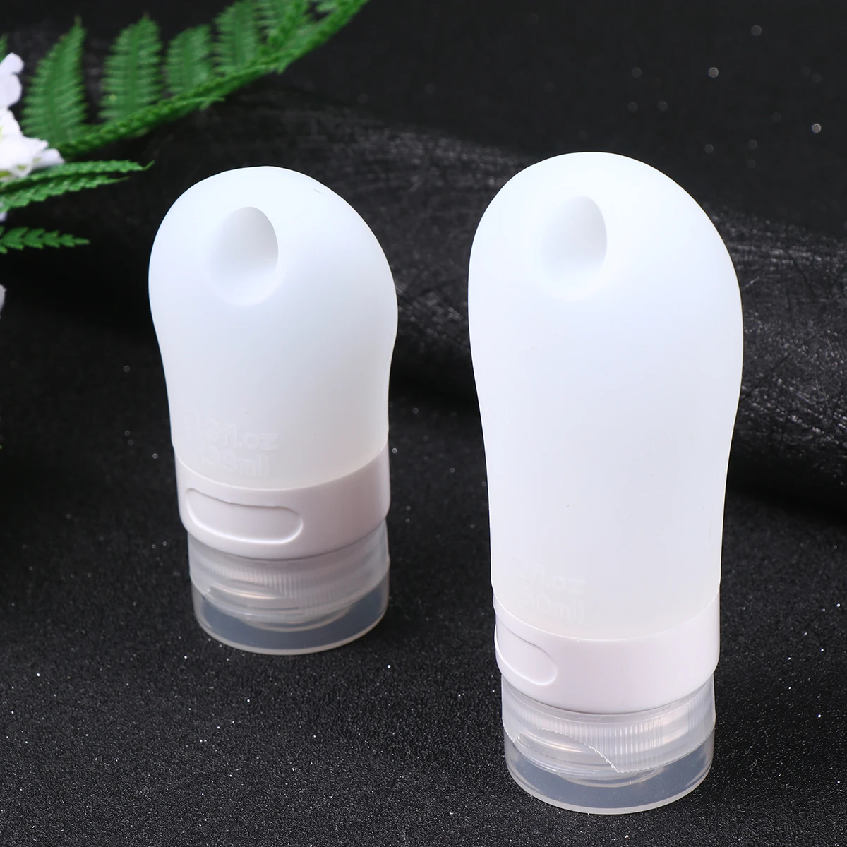 

3pcs Silicone Subpackaging Bottle Lightweight Travel Storage Emulsion Liquid Container Refillable Shampoo Lotion Shower Gel