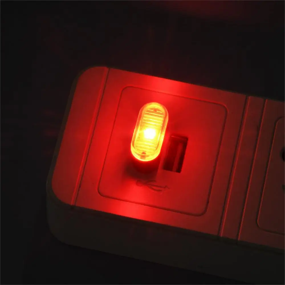 AvvRxx Mini LED Car Light Auto Interior Atmosphere USB Light Decor Plug And Play Lamp Emergency Lighting PC Auto Products