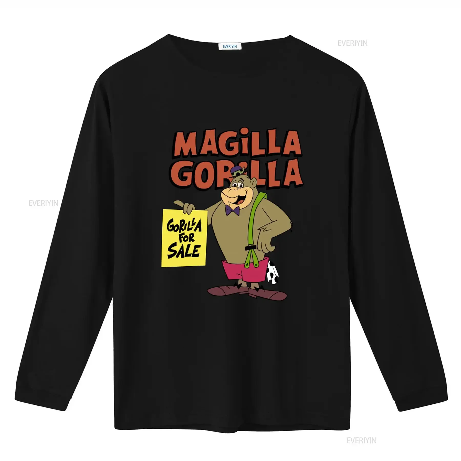 MAGILLA GORILLA FOR SALE T SHIRT TEE CARTOON TV SHOW HANNA BARBERA UNISEX CASUAL vintage Washed Top For Everyday Wear