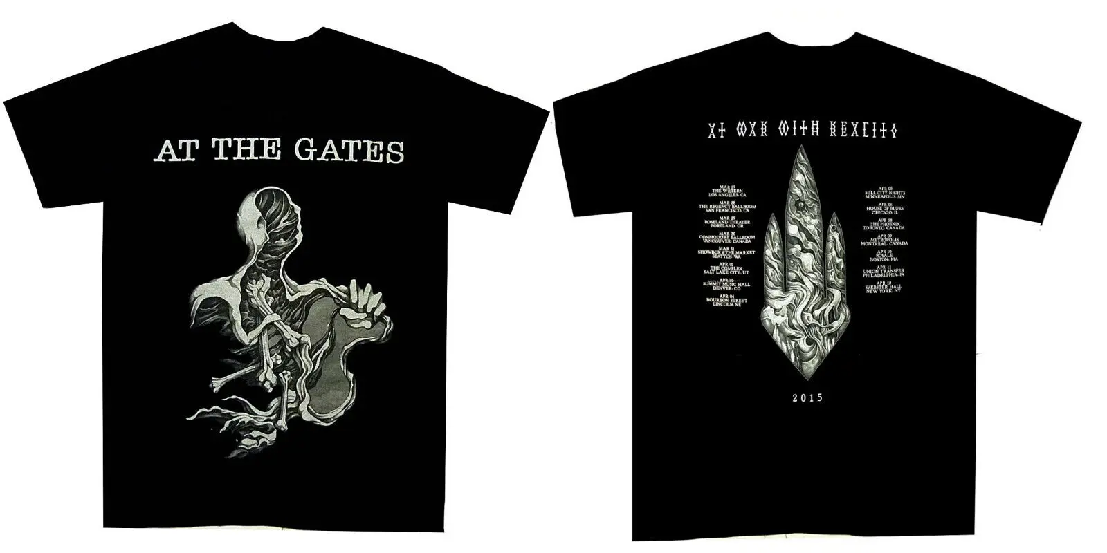 AT THE GATES cd lgo EATER OF GODS Official Tour SHIRT LAST 2XL New OOP at war