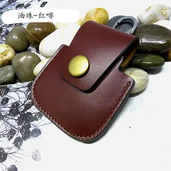 Blongk Zippo Case Genuine Leather Cigarette Lighter Sheath Mini Belt Bag Waist Pack WD-ZP