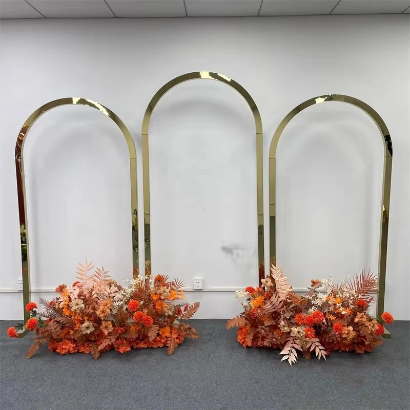 Latest Wedding Arches, Background Frame, Stainless Steel Round Arches, Balloon Arches Bracket, 1 piece/3 pieces