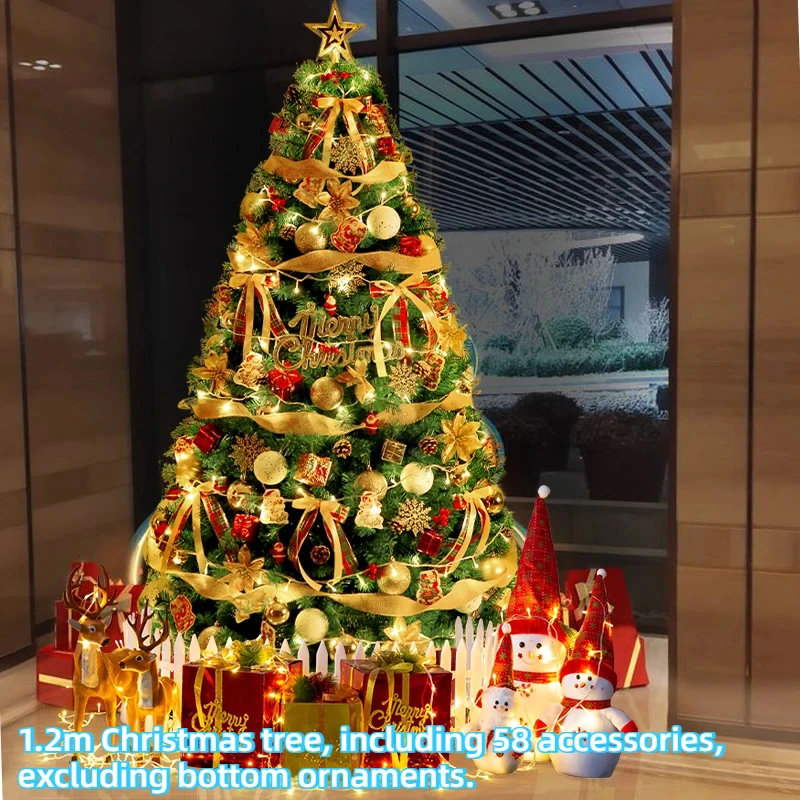 

Large Full Christmas Trees Bright Artificial Outdoor Slim Christmas Trees with Lights Arvore De Natal Christmas Ornaments