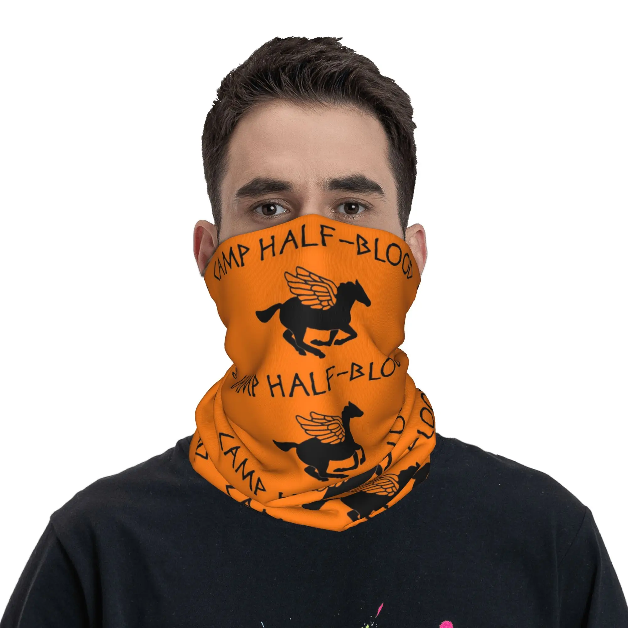 

Camp Half-Blood - Percy Jackson Bandana Neck Cover Printed Mask Scarf Headband Running Unisex Adult Washable