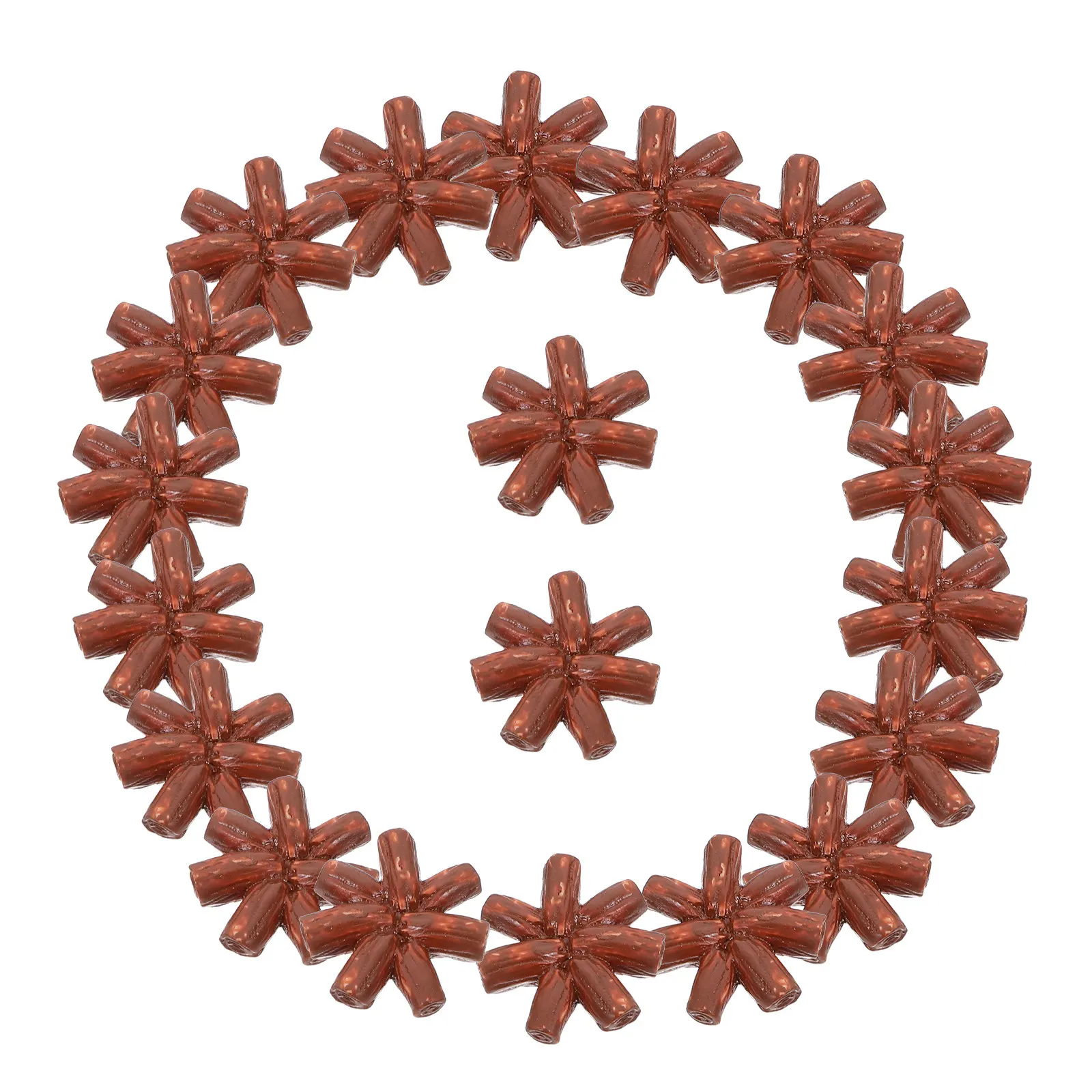 

20 шт. миниатюрных дров для декора, элементы для создания сцен, реквизит для мини-домиков, принадлежности для уличного камина, аксессуары для кукольных домиков