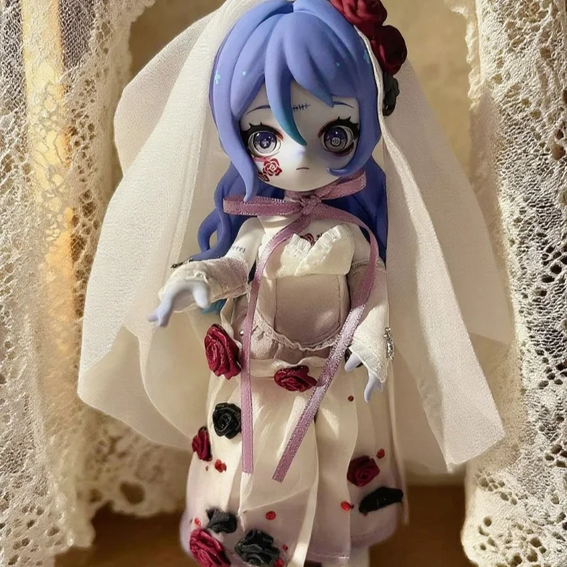 재고 있음 니사 이상한 꿈 1/12bjd 시리즈 블라인드 박스 모바일 인형 펜던트 트렌디 장난감 수제 DIY 드레스 서프라이즈 소녀 선물