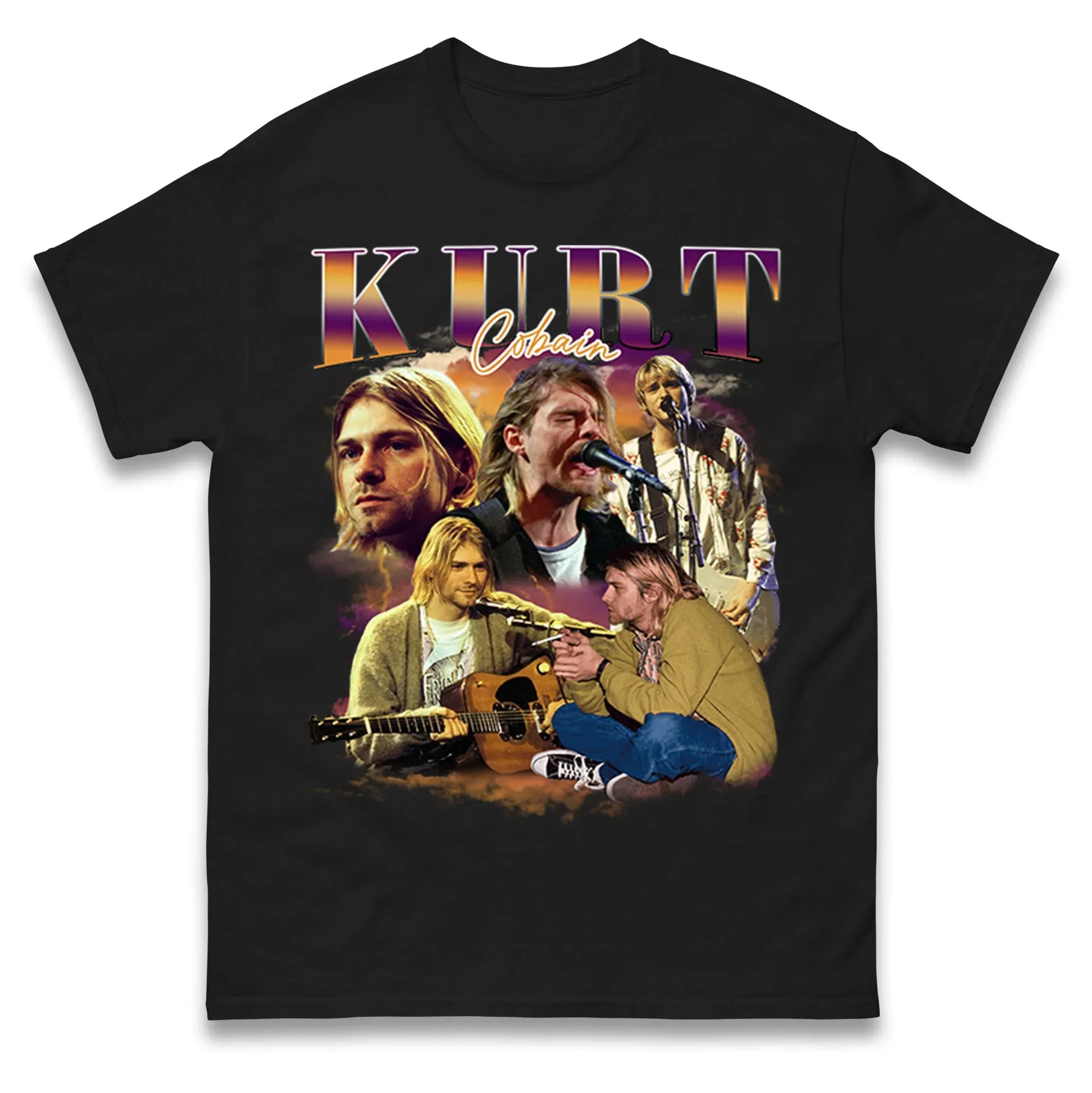 

Футболка Kurt Cobain для мужчин и женщин, модные хлопковые футболки с короткими рукавами, ретро футболка в стиле хип-хоп Y2k, летние топы, мужская футболка, уличная одежда