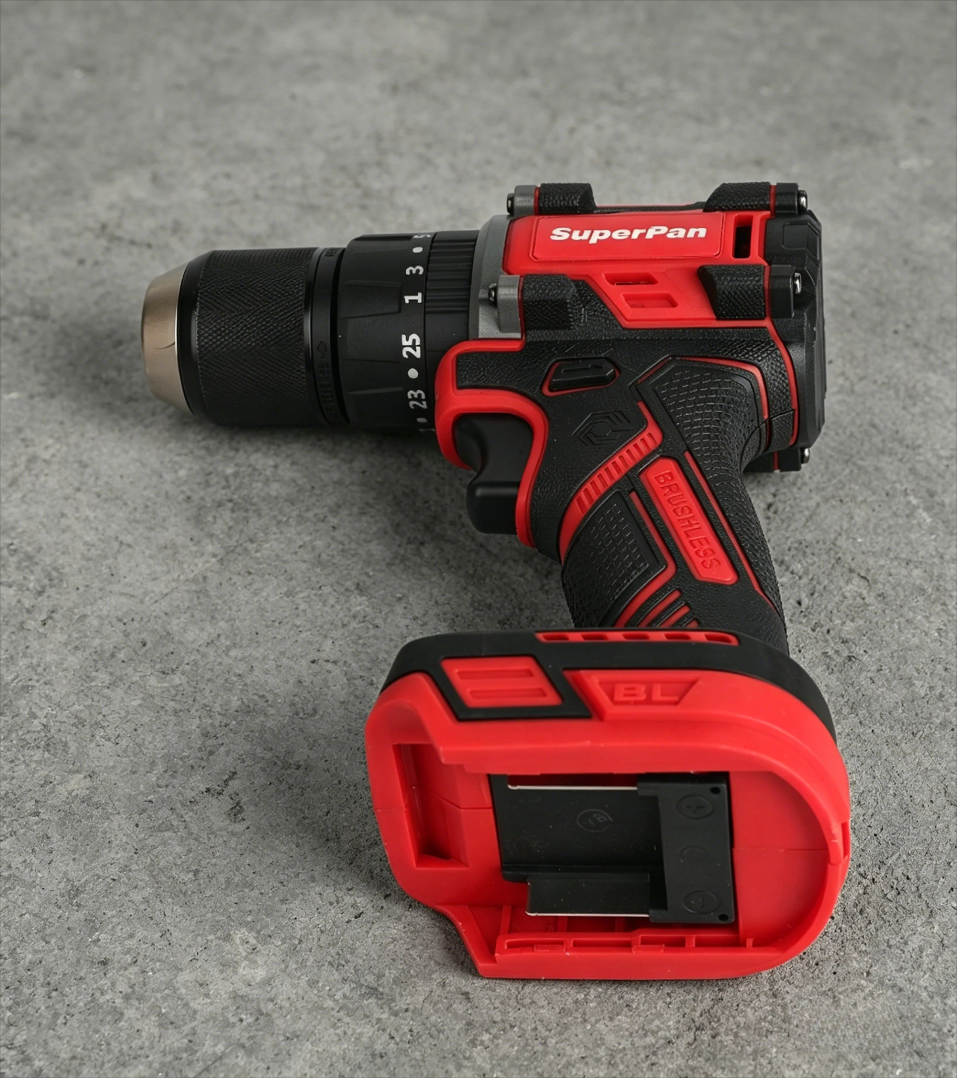 

Бесщеточная дрель 20В с блокировкой безопасности, 24+1 режим крутящего момента, противоскользящая рукоятка, беспроводной электроинструмент, без аккумулятора, для батарей Makita.