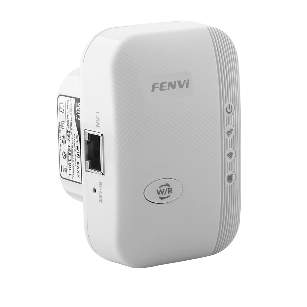 FENVI Wireless WiFi Repeater 300Mbps 2.4Ghz 802.11N WPS Long Range Expander Signal Amplifier Booster Plug Access Point AP Router