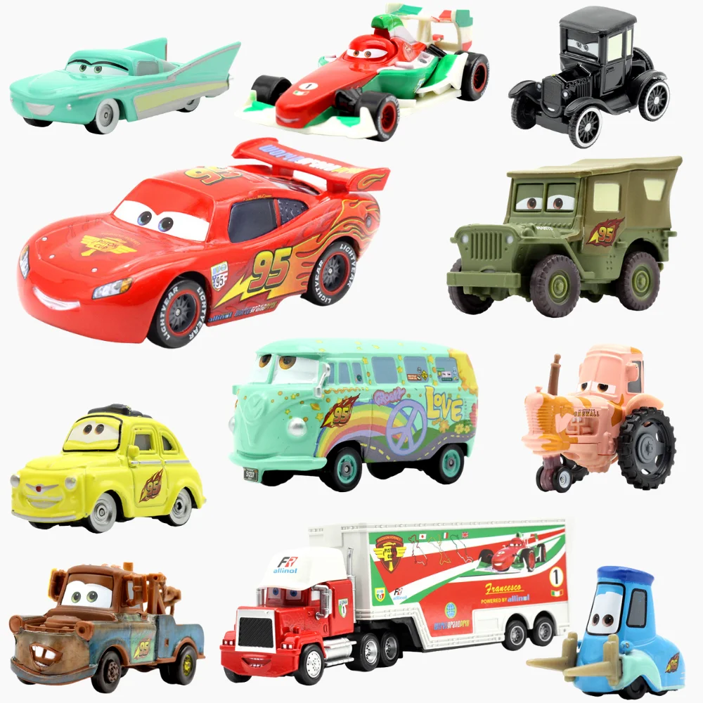 

Мини-гоночный автомобиль Disney Pixar Cars Lightning McQueen 1:55, литые автомобили, автомобиль из металлического сплава, коллекция игрушечных моделей, Рождественский подарок