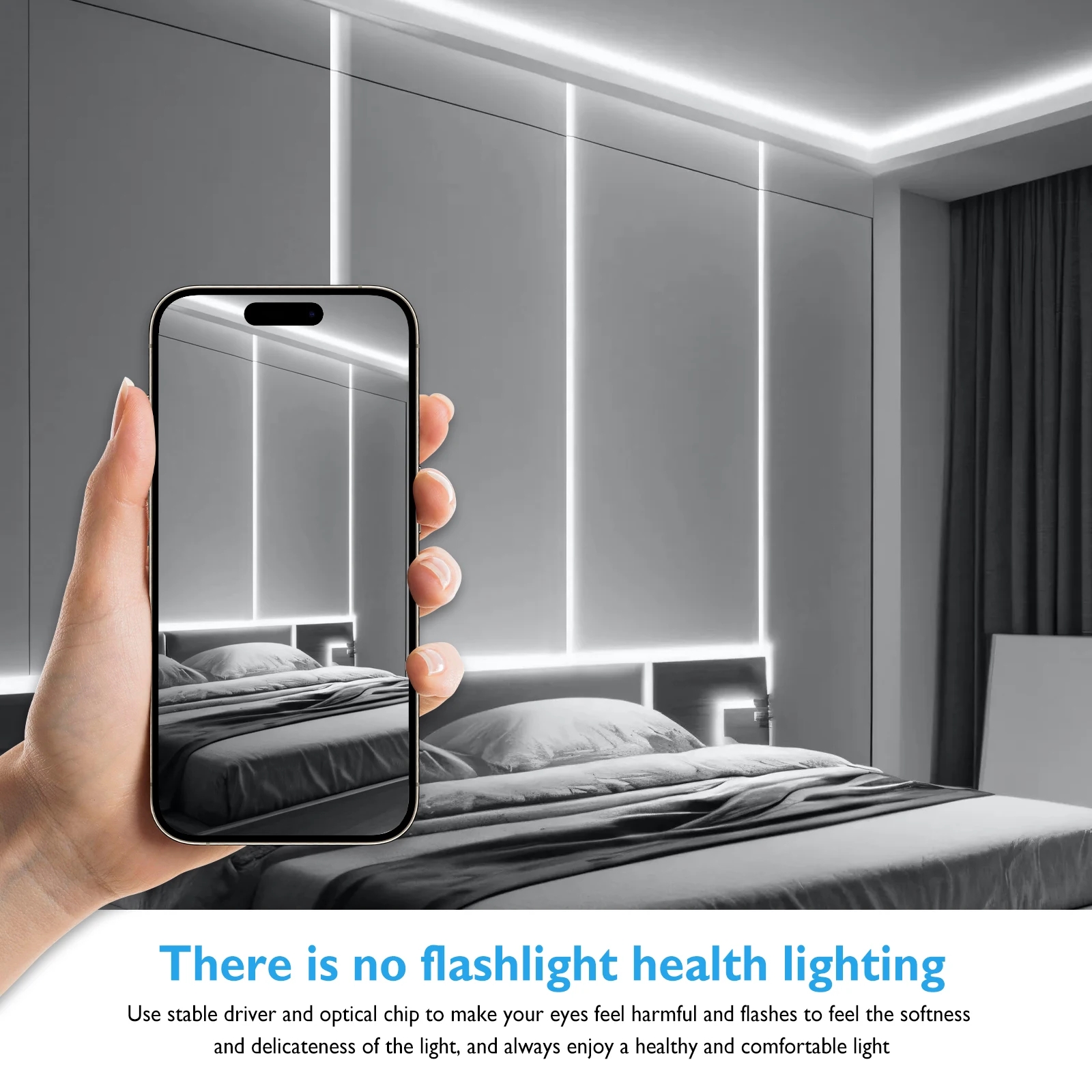 12V 24V COB LED Strip Light High Density 528LED/m 8mm PCB RA90 Flexible LED  Strip 3000K 4500K 6000K Dimmable Linear Light 2/10M