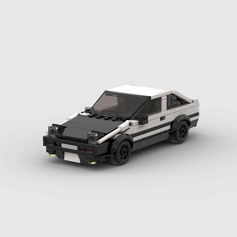 AE86 MOC City Speed Champion Sports Car Building Blocks Technique World famous Vehicle Educational Construction Toys For Kids