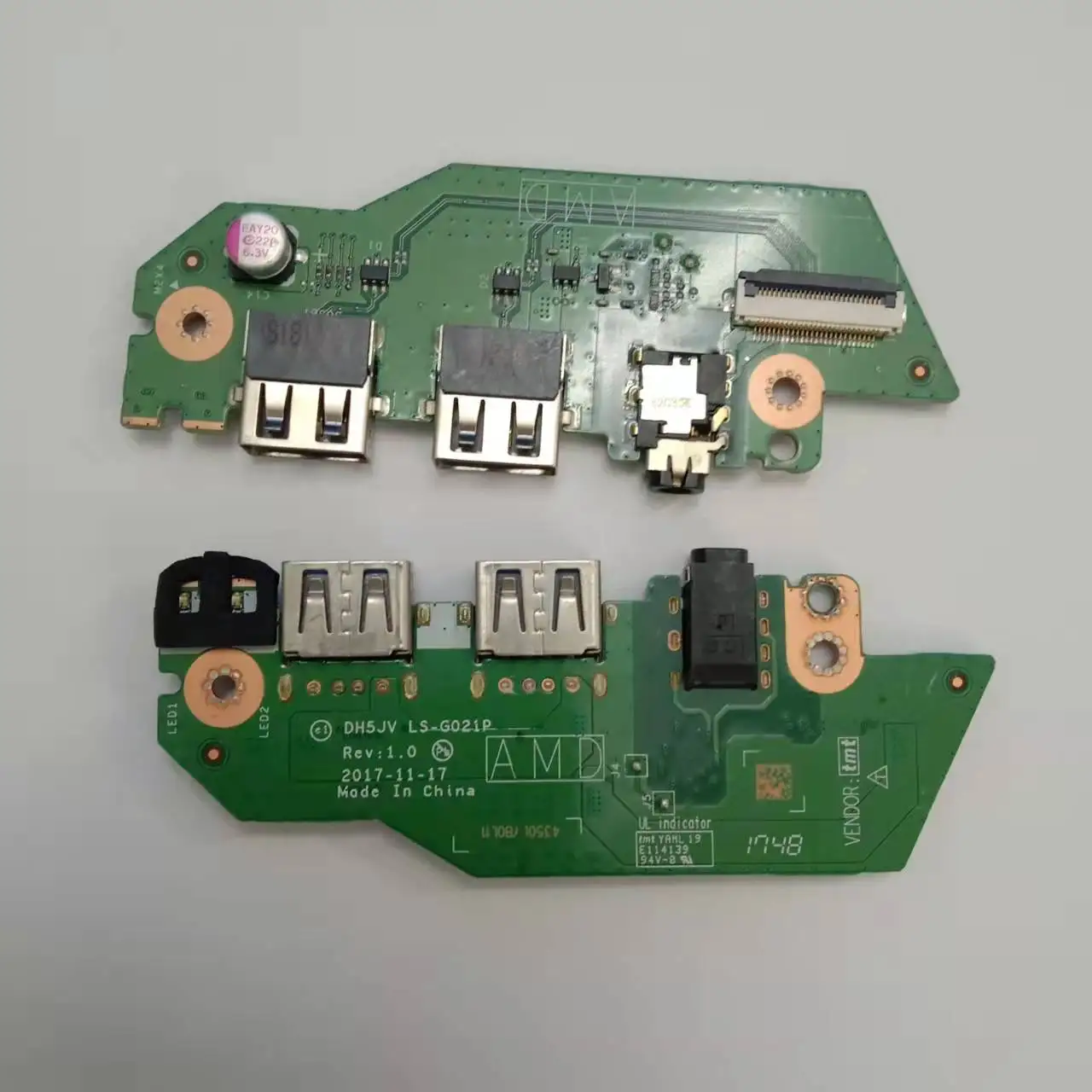 LS-G021P USB Audio IO Board DH5JV For Acer Nitro 5 AN515-42 Laptop Sound Port Small Board Replacement Parts