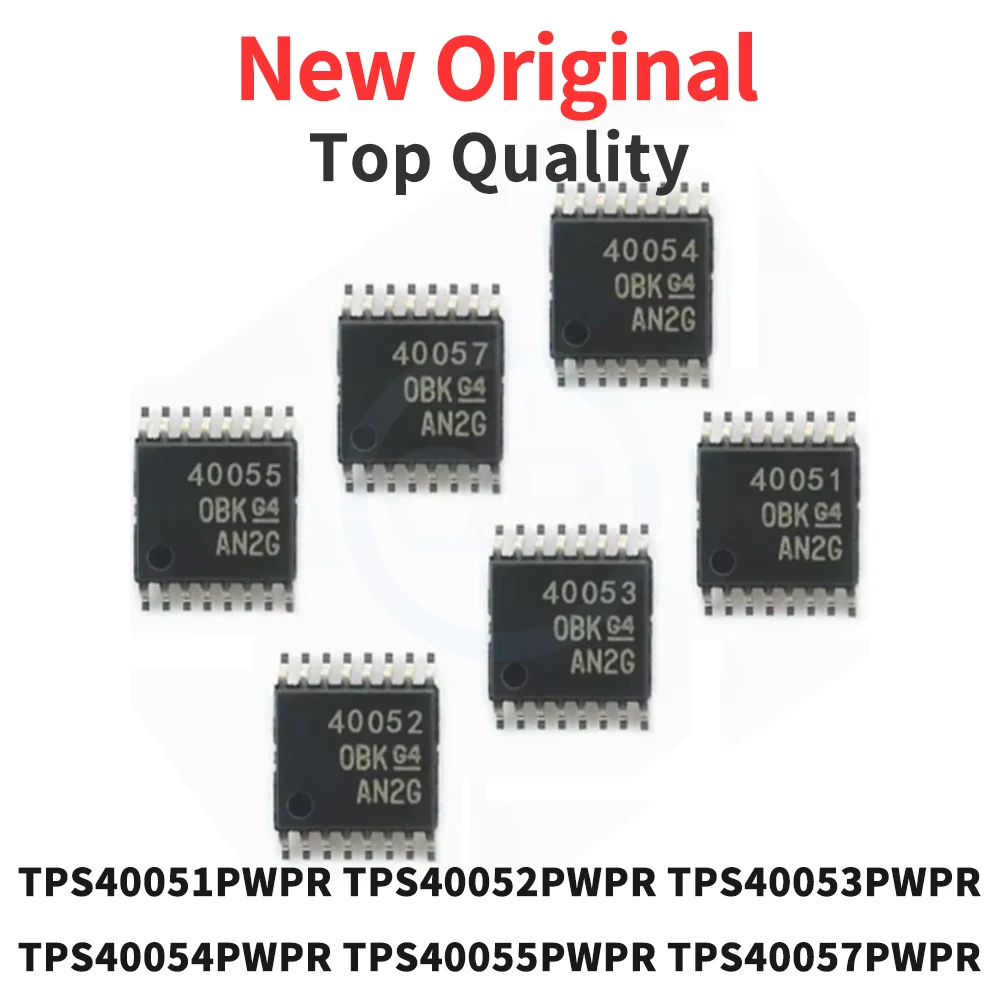 (1 قطعة) TPS40051PWPR TPS40052PWPR TPS40053PWPR TPS40054PWPR TPS40055PWPR TPS40057PWPR HTSSOP-16 جديد وأصلي