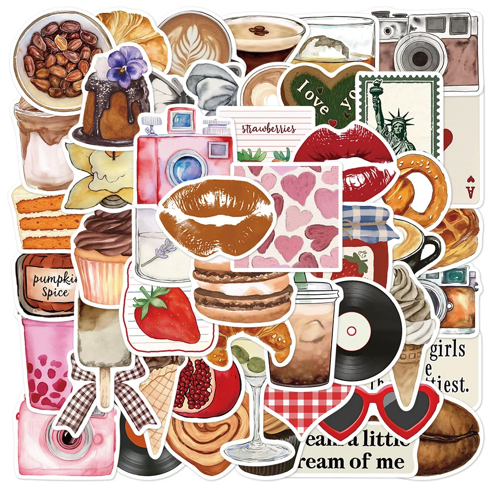 

10/30/50PCS Pinterest Inspired Aesthetic Graffiti Stickers DIY Refrigerator Skateboard Helmet Motorcycle Waterproof Decals Toy
