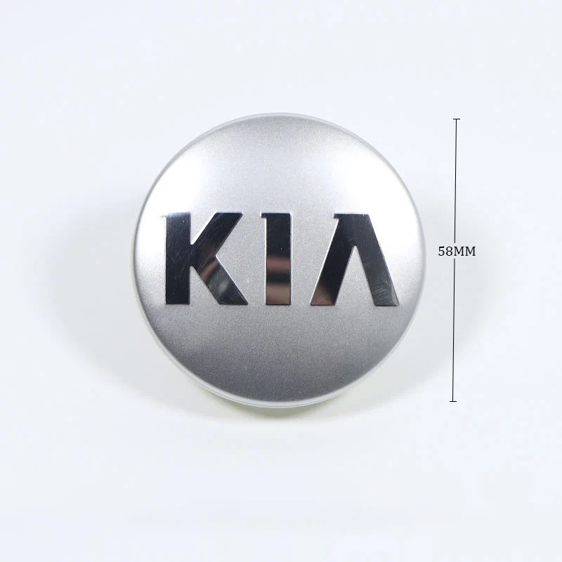 4Pcs 58mm Car Wheel Center Hub Caps Emblem Decorative Cover For KIA EV9 EV6 Stinger Niro K5 K9 Sorento Ceed Sportage Forte RIO view 2