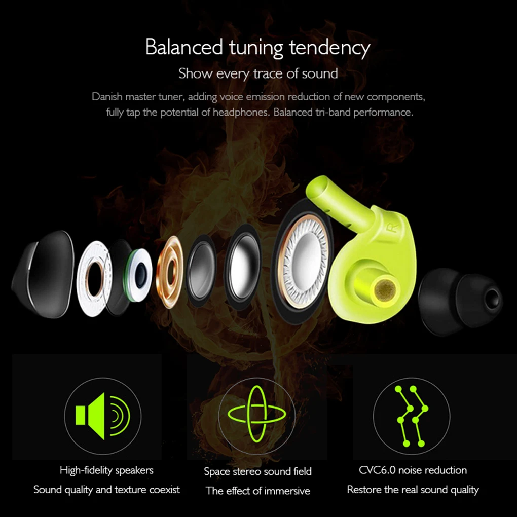 S500 Ear Hook Earphones Earbuds Wired Sport Headphone Music Headset Sweatproof Super Bass image 2