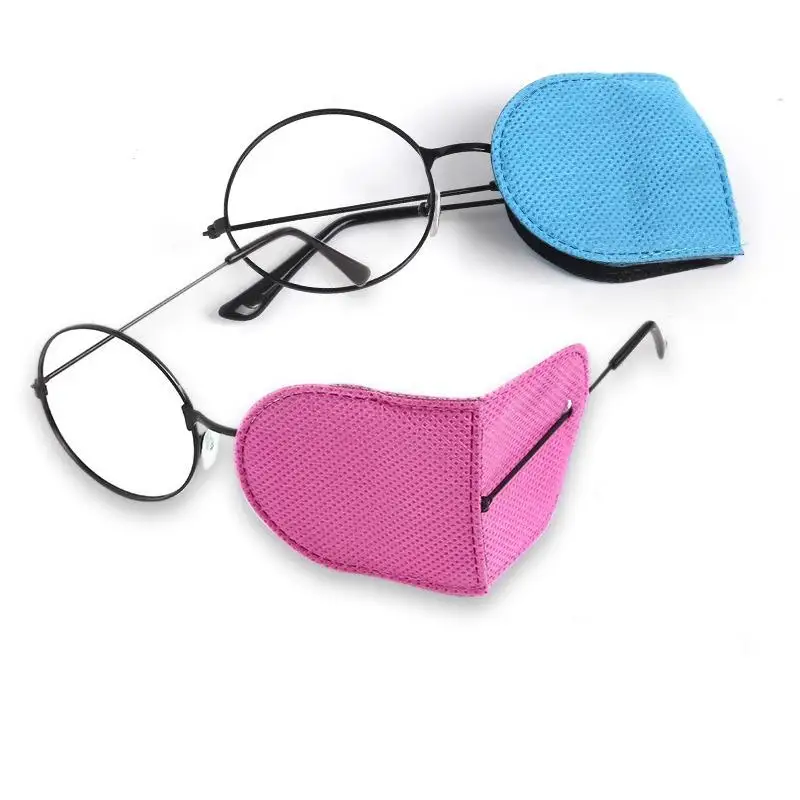 6Pcs Eye Patch Amblyopia Eyeglasses Patches Eyeshade Kid Strabismus Treatment Vision Care For Girl Boy Eye Pad
