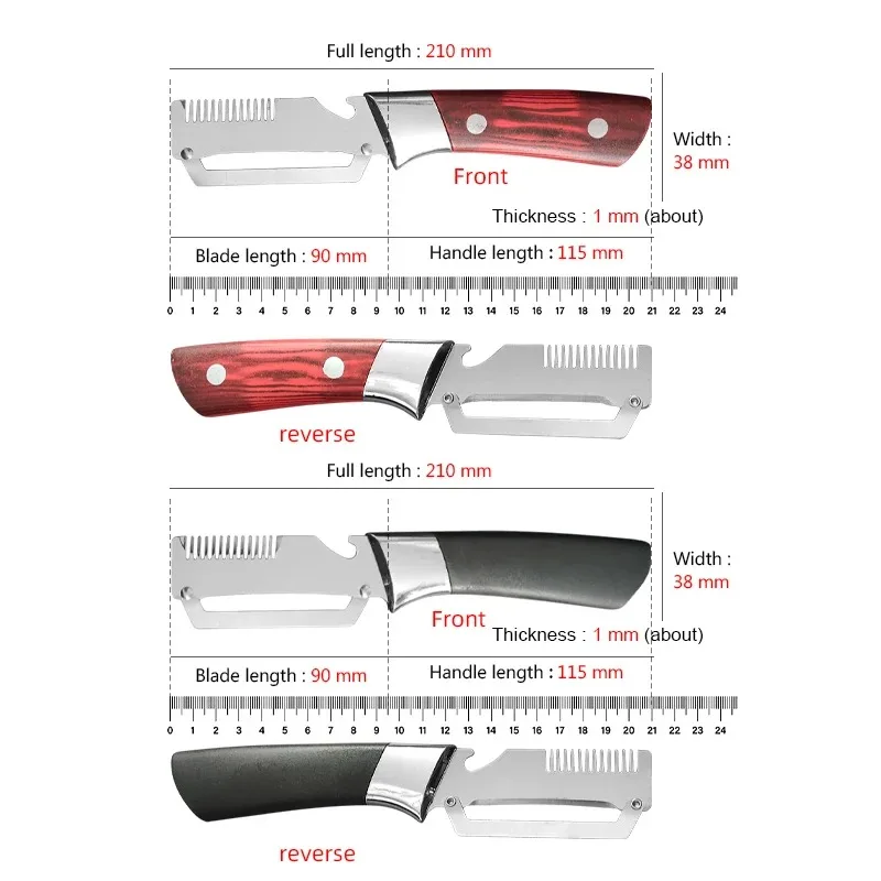 Sharp Fruit Vegetable Peeler Stainless Steel Peeler Knife Plastic Handle Comfortable Grip Easy To Operate for Home Daily Use
