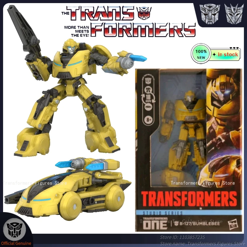 الأصلي العلامة التجارية الجديدة محول ألعاب روبوتية استوديوهات سلسلة SS-Bumblebee G1 فيلم الكرتون عمل الشكل أنيمي المنقولة نموذج الهدايا